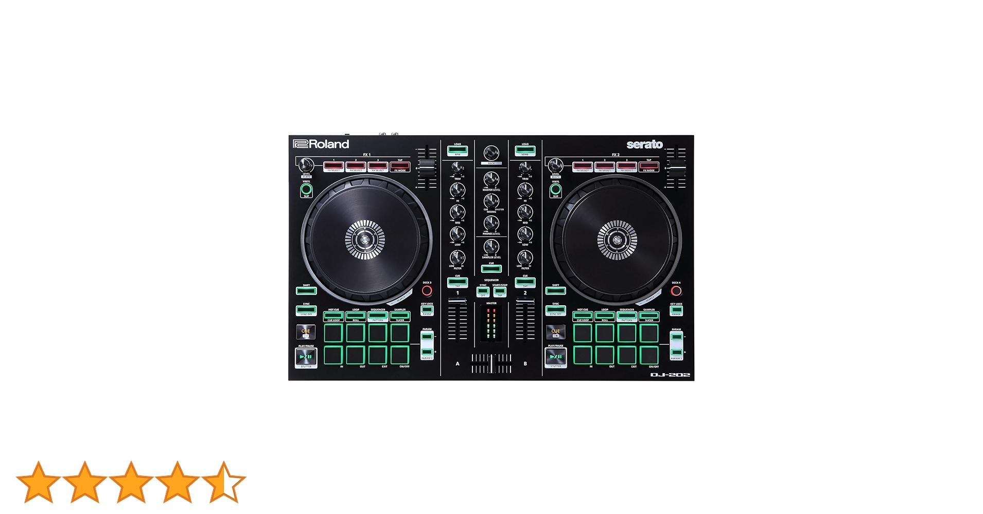 Amazon | Roland ローランド DJコントローラー DJ-202 Serato DJ